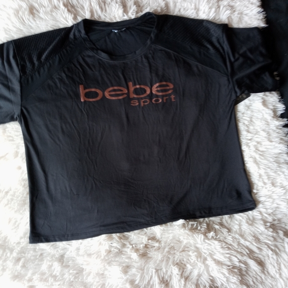 BEBE NWT sport black and rose gold 2x - Picture 7 of 9